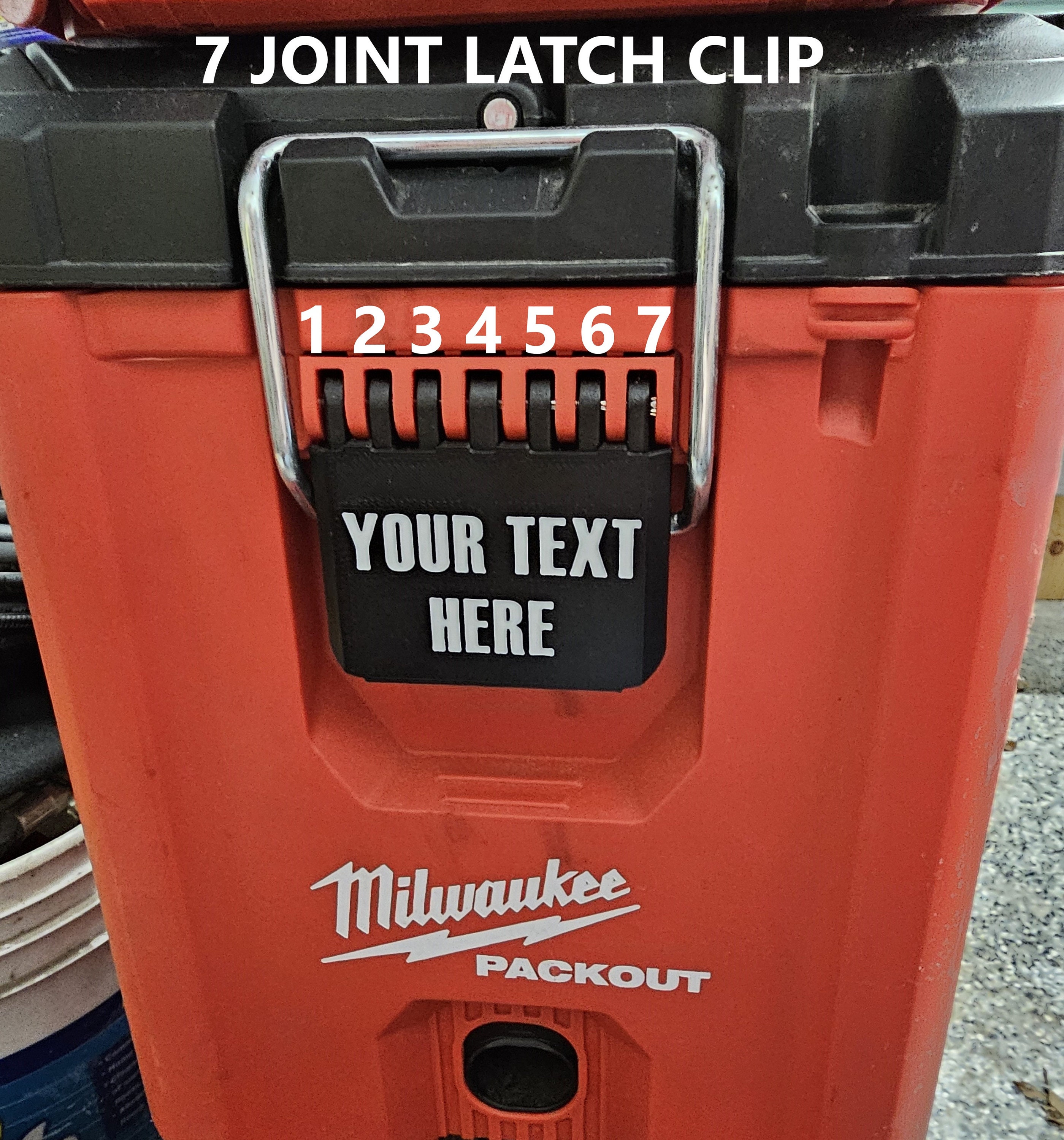 Packout Organizer Latch Label - 7 Joint - Etsy