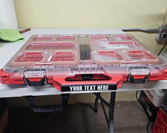 Milwaukee Packout Low-Profile Organizer- Labels