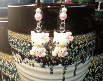 Hello Kitty charme oorbellen