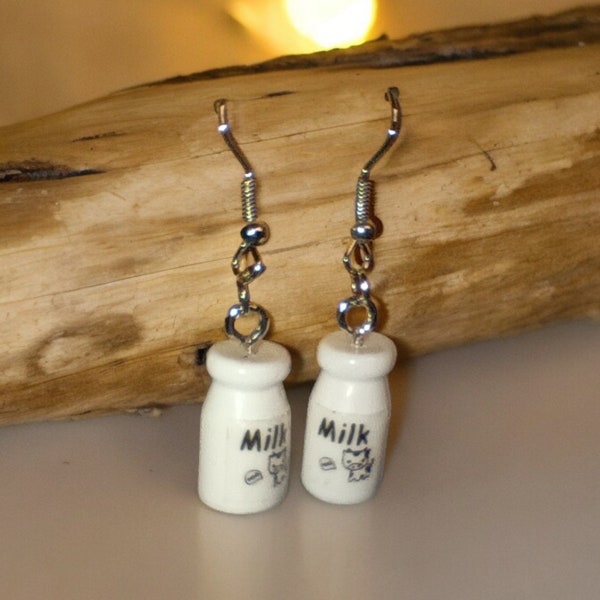 Milk Bottle Earrings