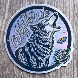 Woolfpack vinyl sticker