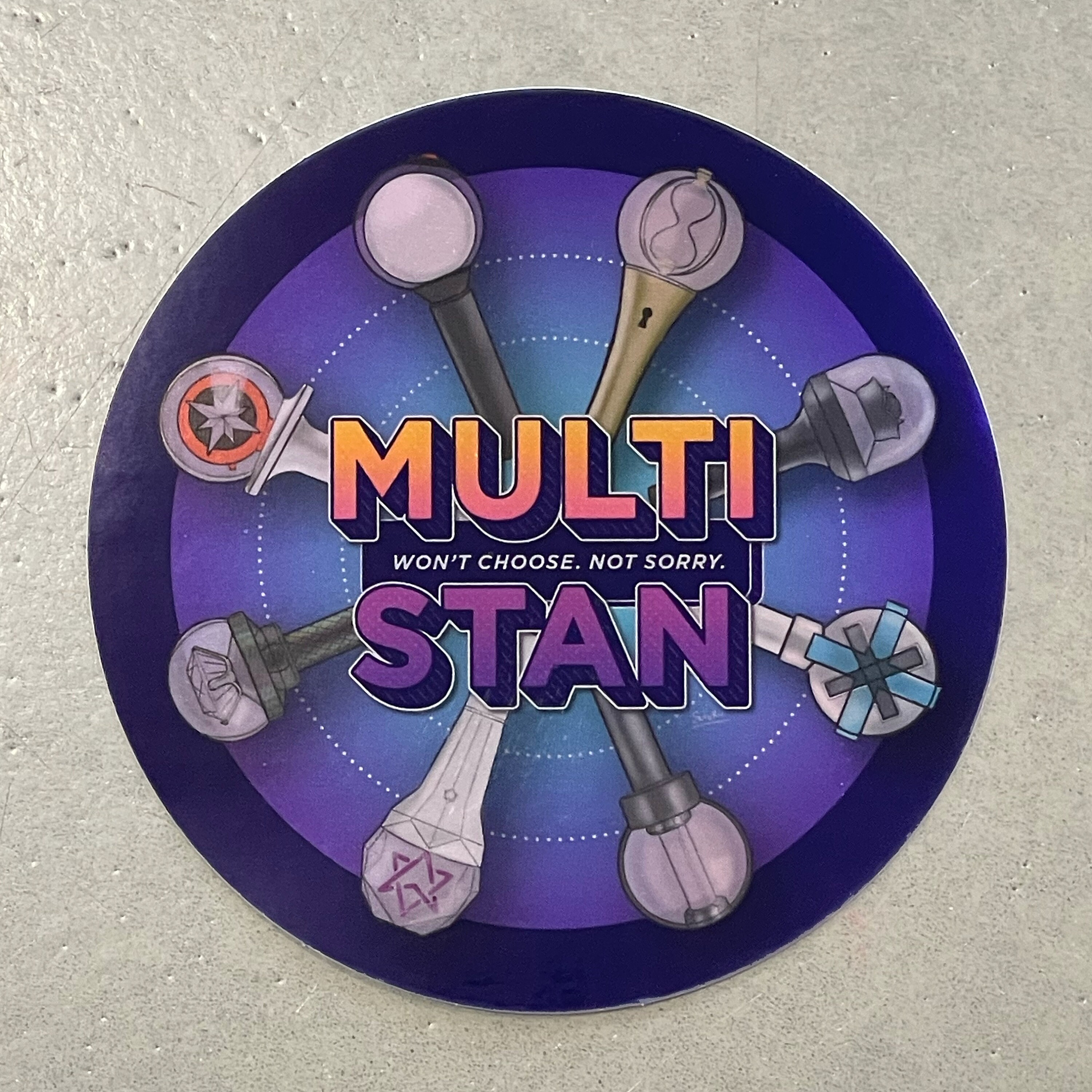 Multistan Vinyl Sticker - Etsy