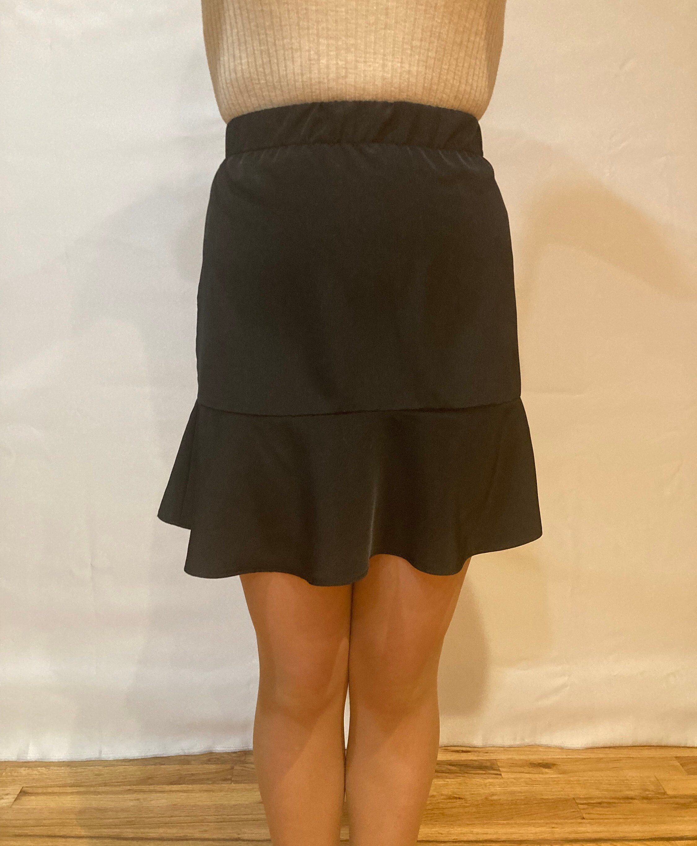 Kookai new jersey skirt raven 2025