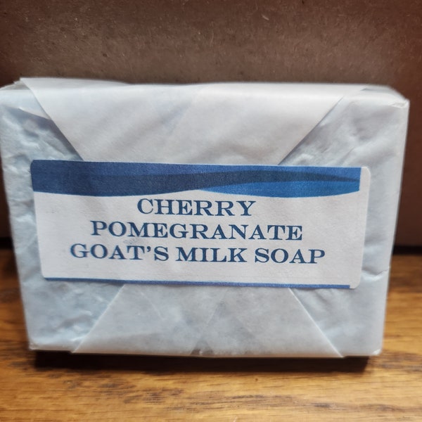 Handmade Cherry Pomegranate Goat's Milk Soap