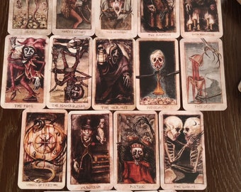Tarotfilmkaarten (2024), geïnspireerd op de nieuwste horrorfilm – beperkte editie