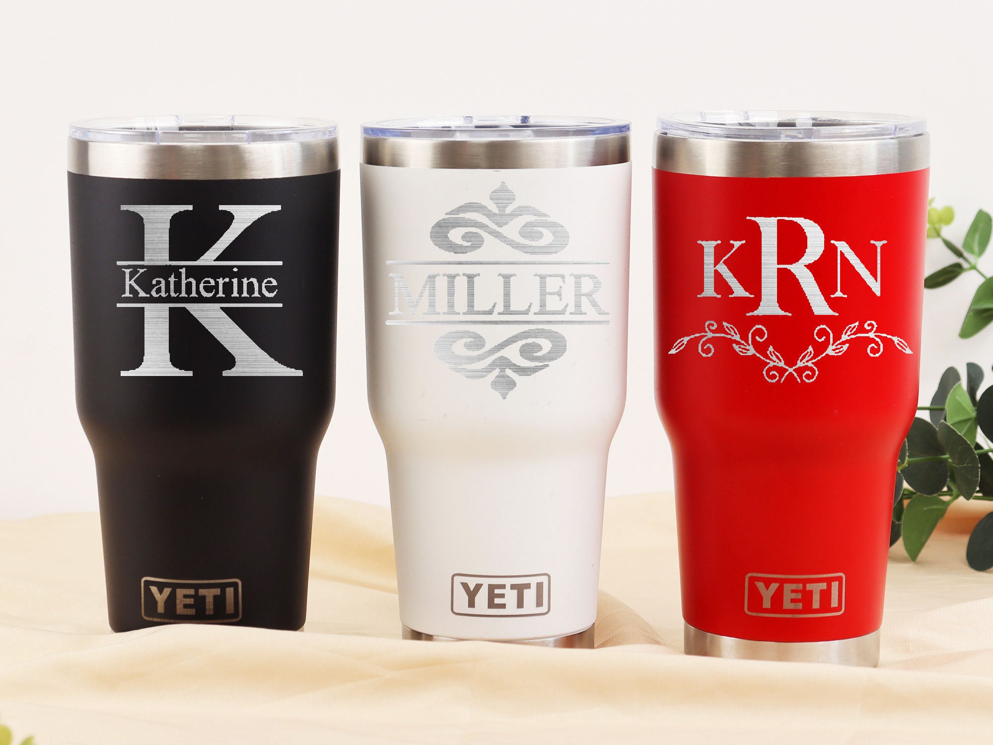 YETI Magslider METAL Personalized, Engraved. Choose Shiny Brass or