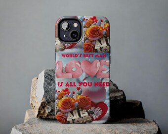 Tough Phone Case: Durable Lexan Plastic, Shock Absorbent