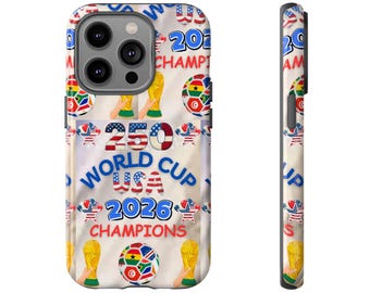 Telefoonhoesje WK 2026 Champions | Patroon WK voetbal