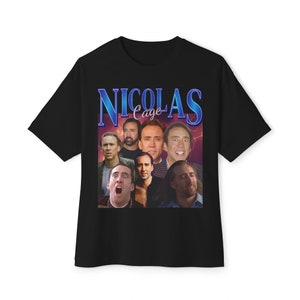 Nicolas Cage 90's Bootleg Rap Shirt, Nick Cage Parody Shirt, Nic Cage Meme Shirt, Nicholas Cage Gift
