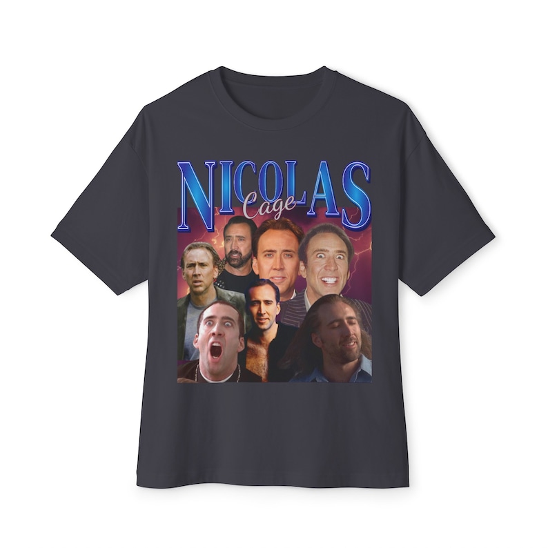 Nicolas Cage 90's Bootleg Rap Shirt, Nick Cage Parody Shirt, Nic Cage Meme Shirt, Nicholas Cage Gift