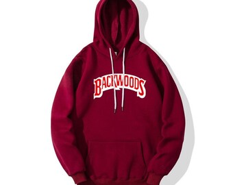 The Screw Thread Cuff Hoodies Streetwear Backwoods Sweat À Capuche Hommes Mode Automne Hiver Hip Hop À Capuche Pull À Capuche