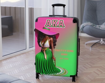 Alpha Kappa Alpha Suitcase