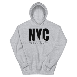 NYC Skyline Hoodie -  &quot;Wear the City that Never Sleeps!&quot;