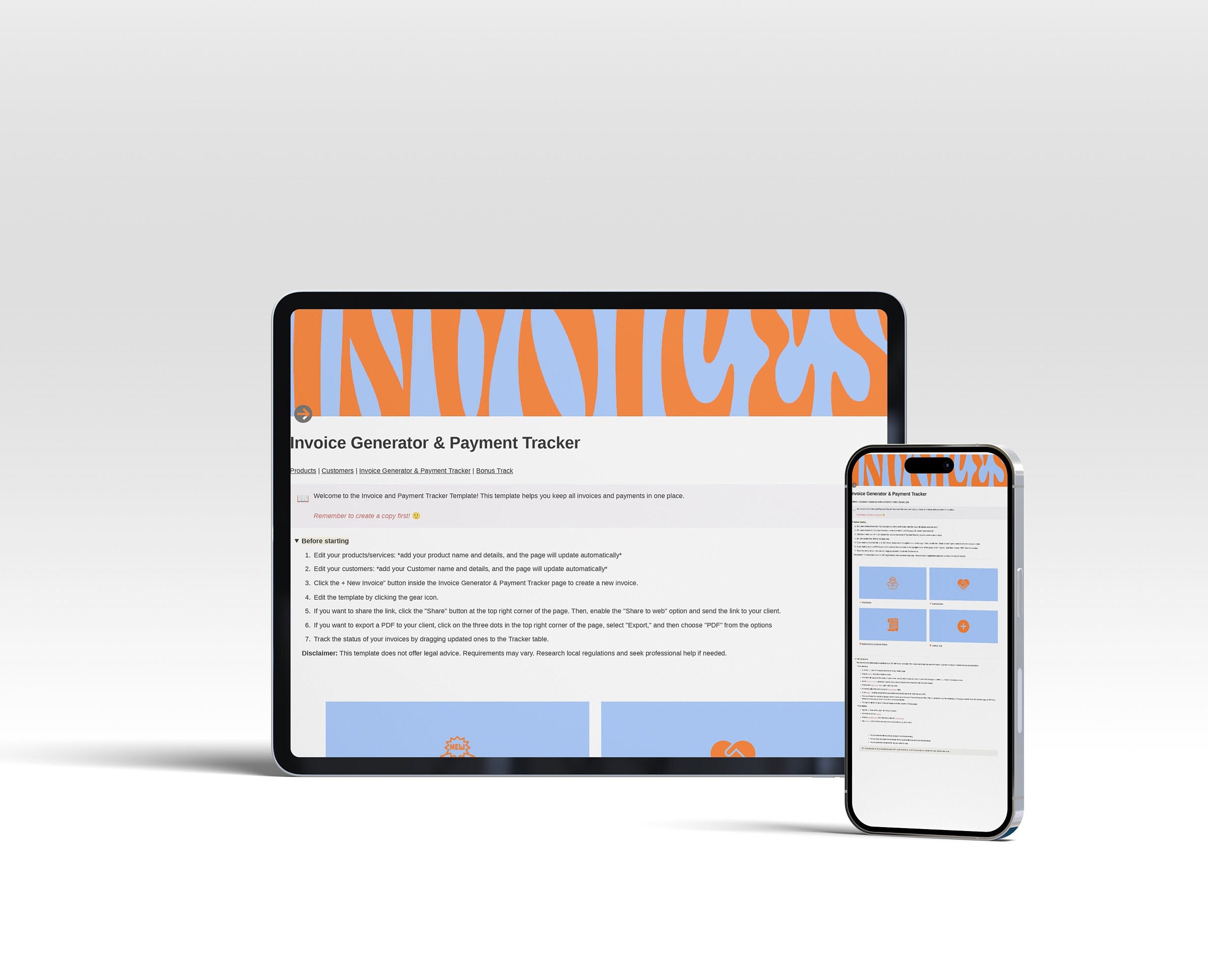 Notion Recurring Invoice