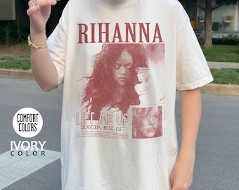 Vintage Rihanna T-Shirt, Lift Me Up Graphic Tee, Retro 90s Fan Shirt, Retro R&B Music T-Shirt, Comfort Colors shirt
