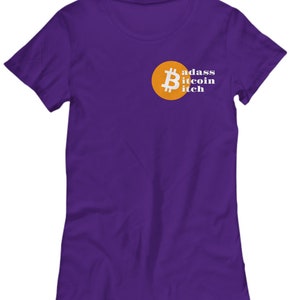 Bitcoin btc criptomoeda criptomoeda mineiro mineração merch padrão touro bbb presente do dia das mães para mulheres mãe sua camiseta feminina