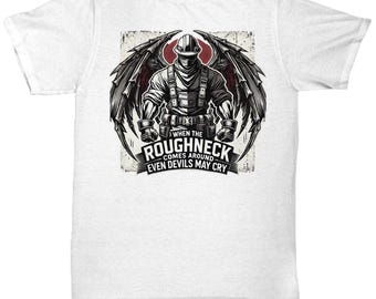 Chemise graphique Devil Roughneck – Cadeau Oilfield pour homme