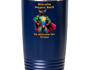 Bitcoin Super Bull Stainless Steel Tumbler