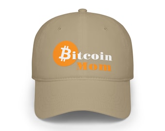 Bitcoin btc crypto currency cryptocurrency miner mining merch standard bull mother's day gift for women mom baseball cap hat visor hats