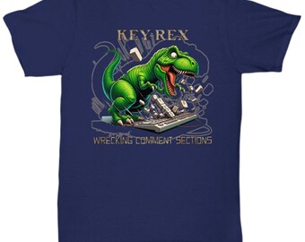 KeyRex 恐竜Tシャツ：面白いミーム、キーボード戦士 - Etsy 日本