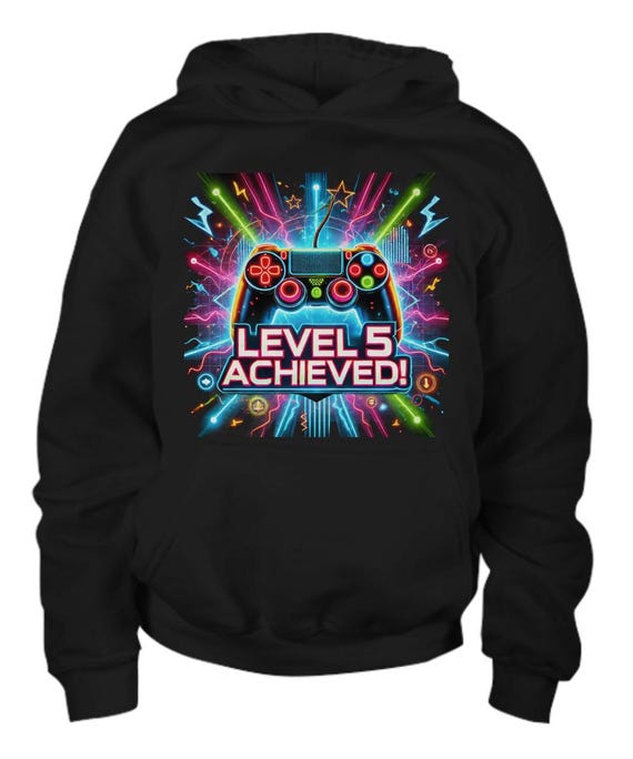 レベル5アンロックシャツ：5周年記念ゲーマーTシャツ - Etsy 日本
