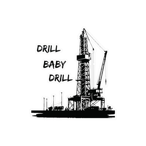 Roughneck Way Oilfield Drilling Rig drill baby vinyl outdoor waterproof water proof hardhat hard hat car truck bumper window decal sticker