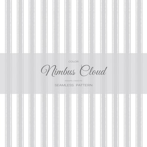Hand Painted Watercolor Grey Nimbus Cloud Seamless Pattern Vintage Style Vertical Patterns for Blanket Gift Wrapper Art Digital Download