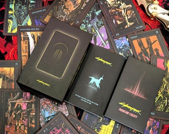 DIY Cyberpunk Stargate Tarot Cards, a Gift Collection for Enthusiasts