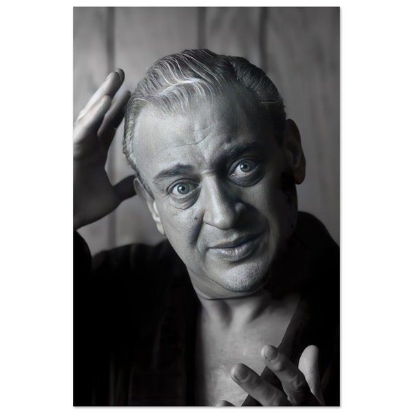 Rodney Dangerfield Foam Board Print - Iconic Comedy Legend: Celebrate the unique comedic genius of Rodney Dangerfield