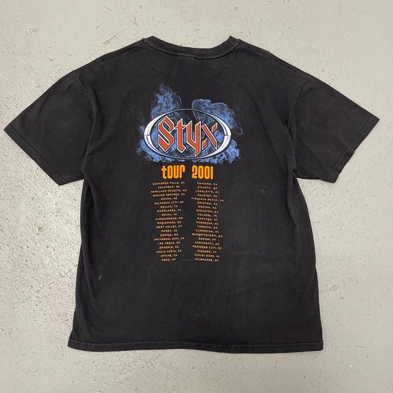 Vintage 2001 Styx Tour Rare Double Sided Concert … - image 4