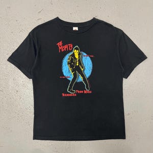Vintage 2000s The Misfits Teenagers From Mars Rare Punk Rock Concert Band T Shirt Large