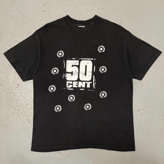 Vintage 2003 50 Cent Get Rich or Die Tryin Rare Rap Tee T Shirt XL 