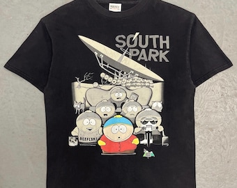 1997 South Park White Graphic T-shirt. Size XL Vintage Comedy