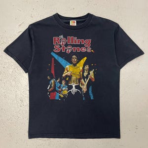 Vintage 2003 The Rolling Stones Rock For Toronto Rare Double Sided Parking Lot Rock Concert Band T Shirt Large