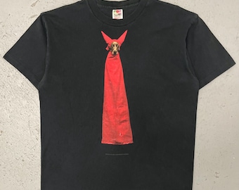 American Artist!!! Vintage 90s Art WILLIAM WEGMAN DOG T-shirt