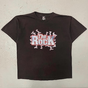 Vintage 1998 WWF The Rock The Most Electrifying Man In Sports Entertainment Rare Double Sided Wrestling T Shirt XXL