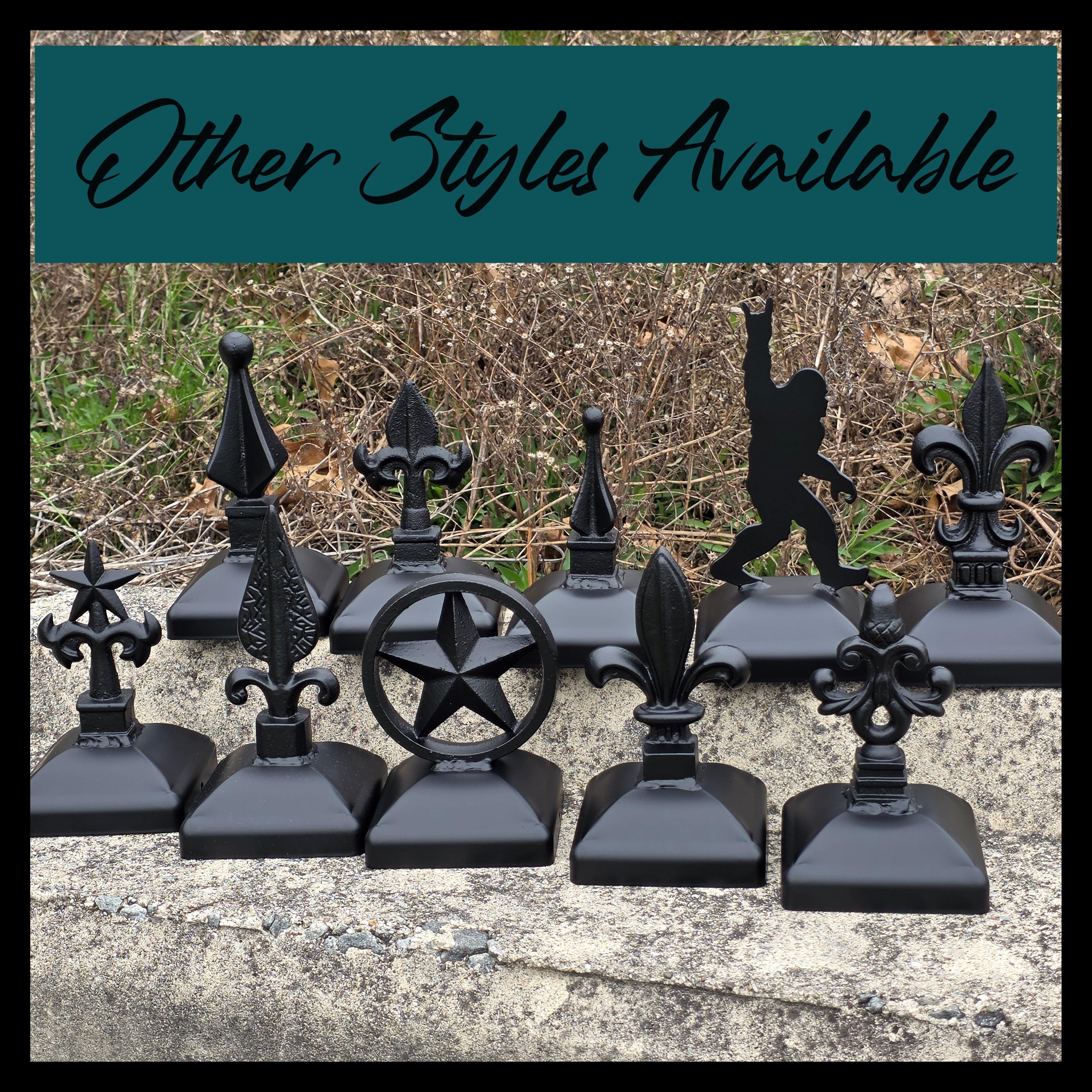 Decorative Fleur De Lis 4" X 4" Post Topper for PVC, Vinyl Fence - Etsy