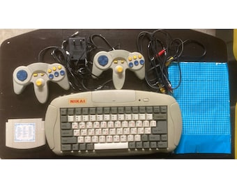 Retro NIKAI Plug and Play TV Game Console Arabic Keyboard Vintage Gaming System