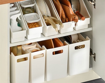 Boîte de rangement pour organiseur d'armoires de cuisine