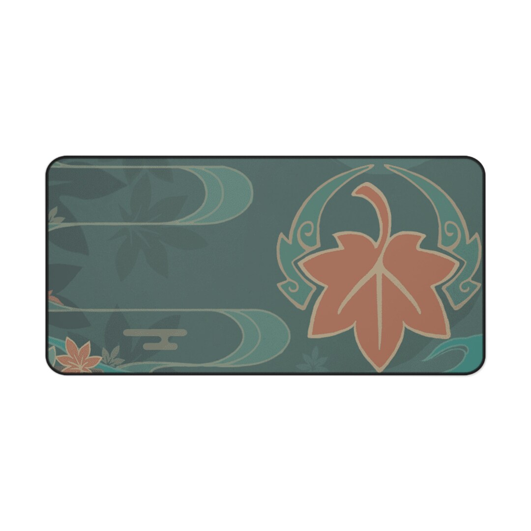 Genshin Impact Desk Mat Kaedehara Kazuha Autumn Maple Viewing Etsy