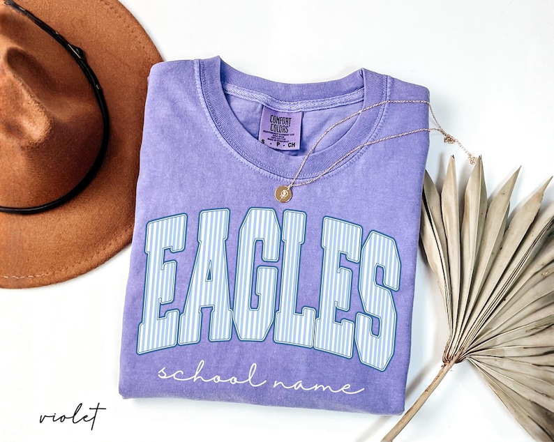 Custom Mascot Shirt, School Spirit Tee, Personalized Comfort Colors® Teacher Shirt, Custom Back To School Team Name T-Shirt, Game Day Shirt Bild 6
