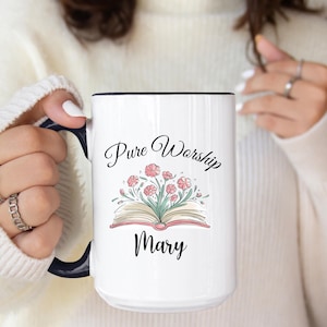 Custom Pure Worship 2025 Name Mug, Personalized Special Convention Gift, JW Pioneer Gifts, Pioneer School English or Spanish, Baptism Gift