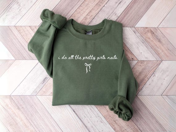 Nail Tech Sweatshirt, Gift For Nail Tech, Nail Salon Sweater, Nail Artist Gift, Nail Technician,Nail Salon Gift,Manicurist Appreciation Gift