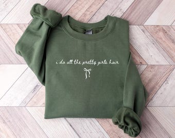 Comfort Colors® Hairstylist Sweatshirt, Hairdresser Gift For Women, Cosmetology School Tee, Funny Hair Stylist Gift, Salon Owner Sweatshirt