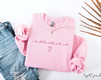 Nail Tech Sweatshirt, Gift For Nail Tech, Nail Salon Sweater, Nail Artist Gift, Nail Technician,Nail Salon Gift,Manicurist Appreciation Gift