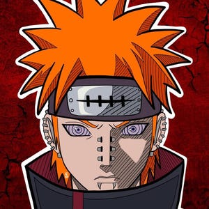 Anime Shinobi Ninja Sticker Glossy Finish