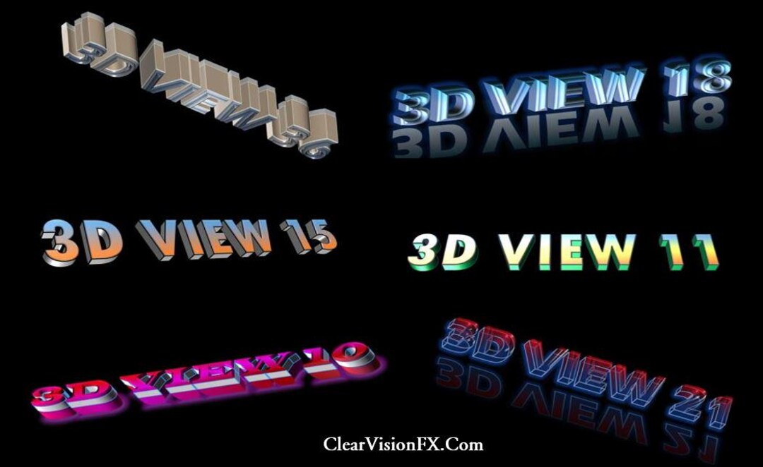 3D Typography, Fonts Styles, 3D Wordart, , Text Shadows, Text Rotation ...