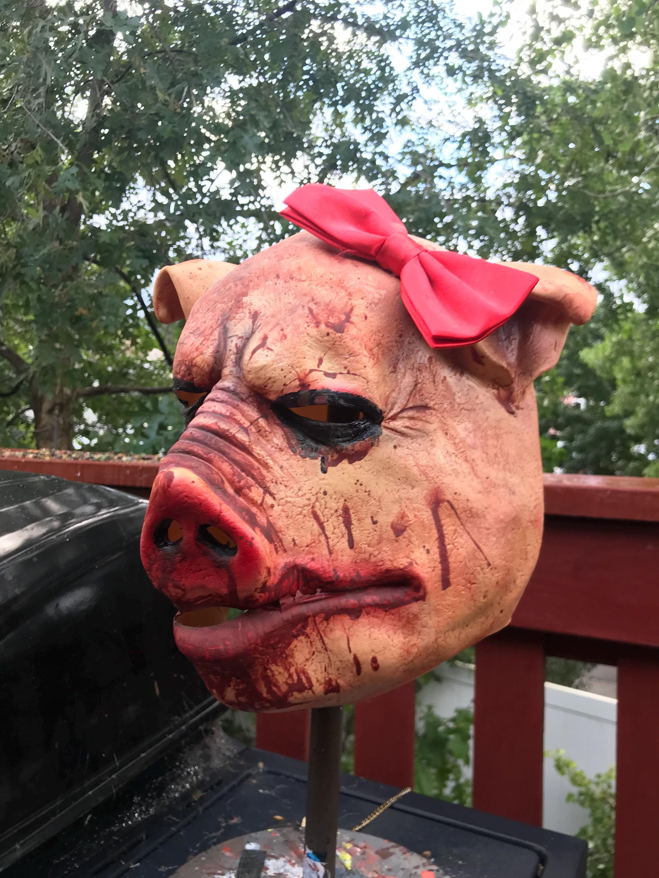Pig saw mask - Etsy 日本