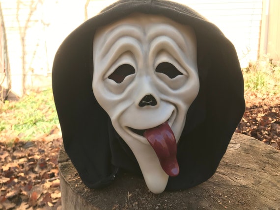 Ghostface Tongue mask, Spoof mask, Scary Movie Ma… - image 1