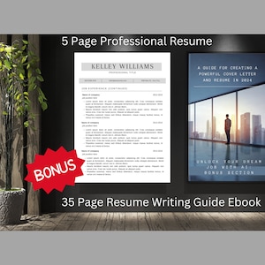 Professional Resume, ATS Friendly Resume Template, Cover Letter and References Template, Resume Template Word Instant Download, CV Template